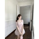 Ruoyu custom-made Luoying Qingwu ບໍລິສຸດ lust sexy temperament knitted ເທິງ + ສິ້ນຕາຫນ່າງຊຸດສອງສິ້ນຊຸດ