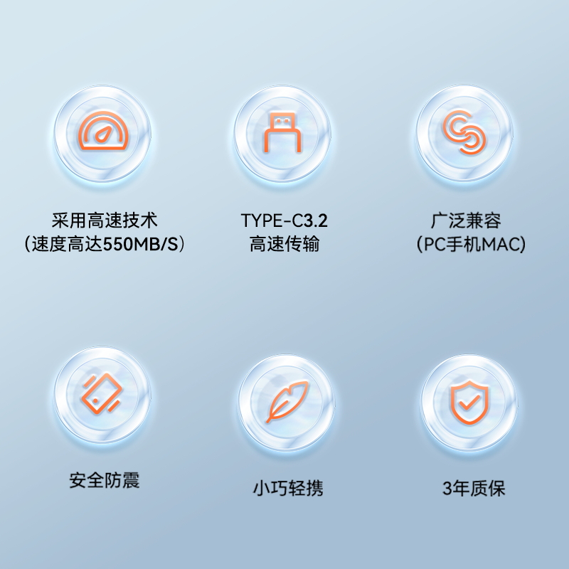 忆捷移动固态硬盘1t手机电脑两用外置外接ssd高速固态移动硬盘2tb - 图3