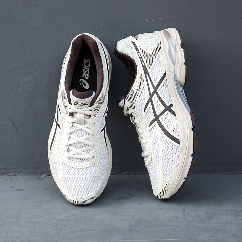 asics gel-flux 4减震透气复古男鞋 伟伦运动户外跑步鞋