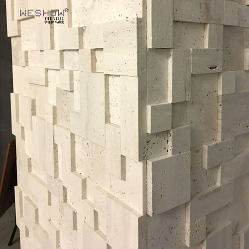 马赛克文化石背景墙瓷砖大理石洞石电视墙砖文化墙3d立体艺术石材 - 图1