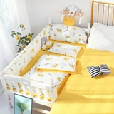 Кроватка, хлопковые съёмные бортики, хлопковое детское покрывало для приставной кровати, защита от столкновений
