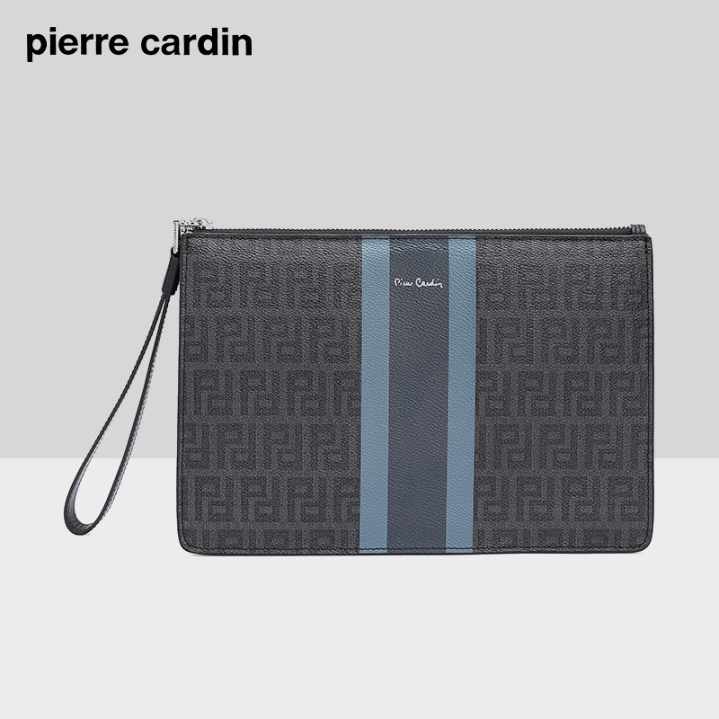 皮尔卡丹男士休闲简约大容量手抓包 皮尔卡丹箱包男士包袋