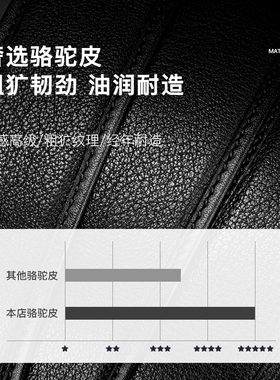 【骆驼皮】皮尔卡丹皮带男真皮奢侈品商务腰带官方正品男士裤腰带