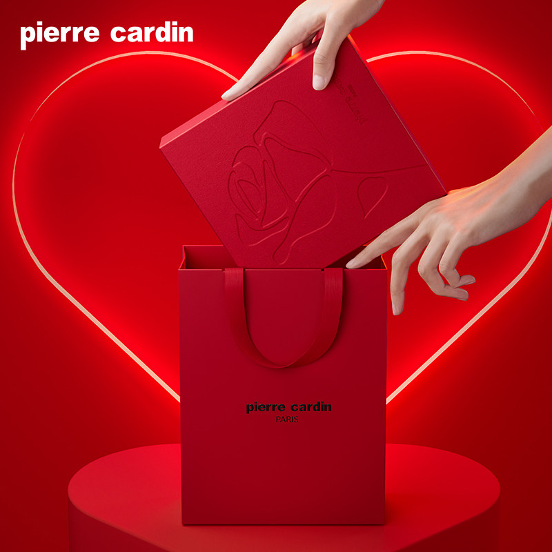 情人节礼物皮尔卡丹皮带真皮男生生日礼物送男友老公爸爸礼盒