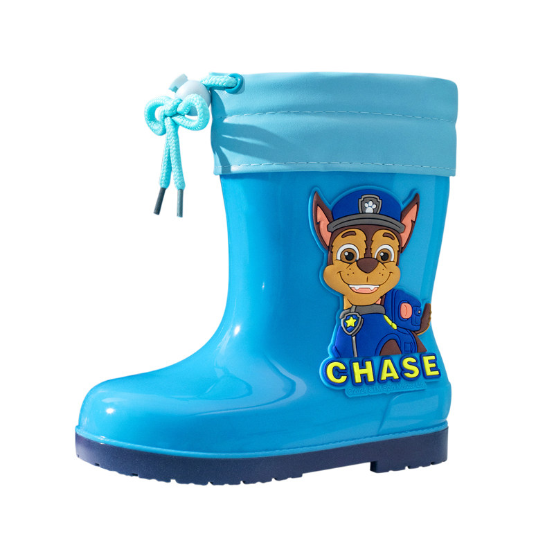 汪汪队儿童雨靴卡通束口加绒雨鞋四季通用水鞋男女童防滑防水胶鞋,淘宝优惠券,粉丝福利购,淘宝优惠卷