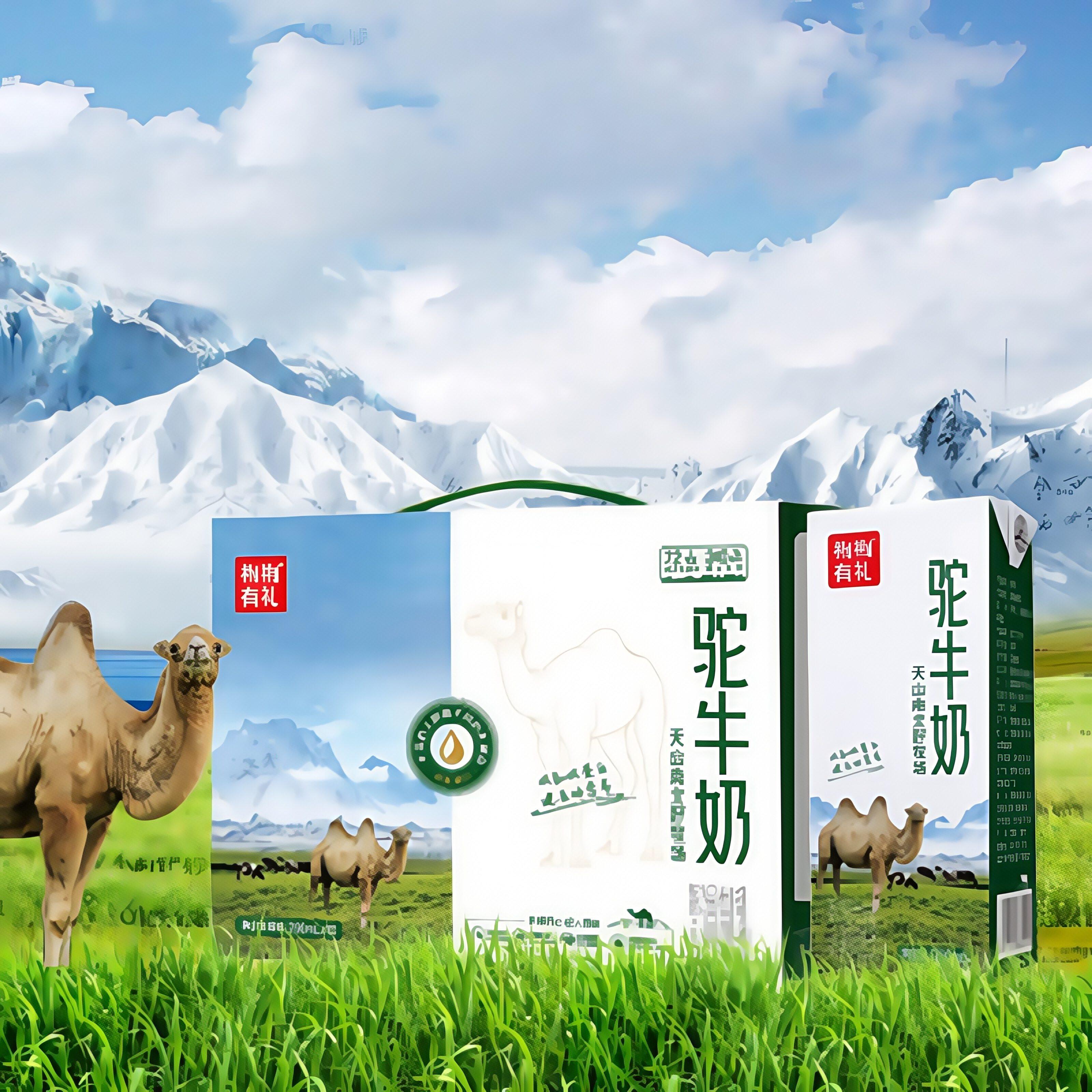 骆驼奶鲜奶彬彬有礼驼牛奶双乳双蛋白儿童中老年人骆驼奶鲜奶整箱