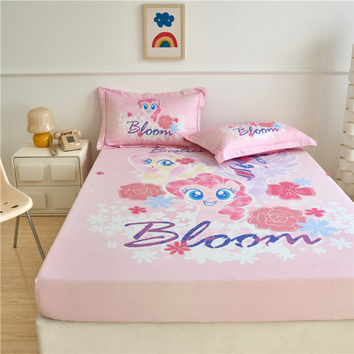 小马宝莉全棉床笠单件床罩男孩卡通防滑床垫套宿舍儿童纯棉罩子 - 图2