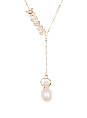 天然珍珠香薰精油瓶925银吊坠