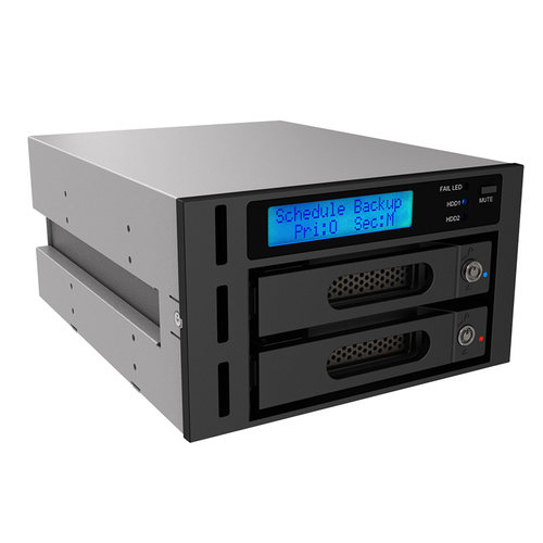 RAIDON锐铵iR2622S 3.5寸硬盘全盘备份克隆拷贝机2CD-ROM光驱位工控机系统备份 - 图3