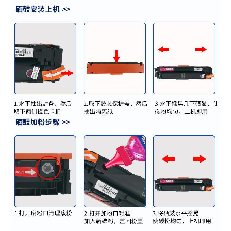 适用佳能MF645Cx硒鼓MF641Cw LBP621Cw MF642Cw MF643Cdw LBP623Cdn/Cdw彩色打印机墨粉盒CRG054硒鼓 - 图2