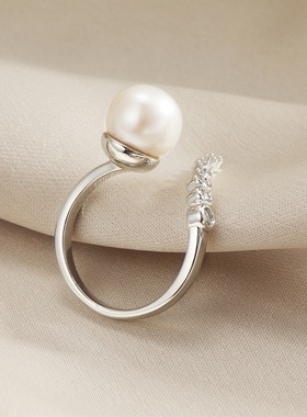 戴拉时尚高级感淡水珍珠戒指