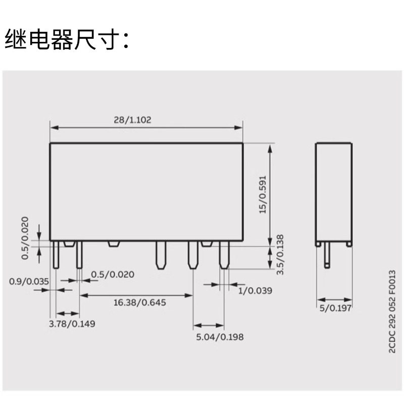 正品ABB薄片继电器CR-S024VDC1R超薄型CR-S024VADC1CRS CRZ - 图1