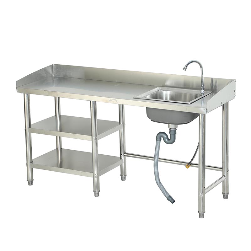 厨房不锈钢水槽置物架出租房灶台洗菜水池煤气灶煤气罐架子操作台 - 图3