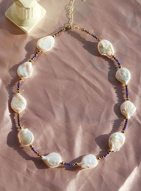 欧美百搭夸张脖子巴洛克异形珍珠