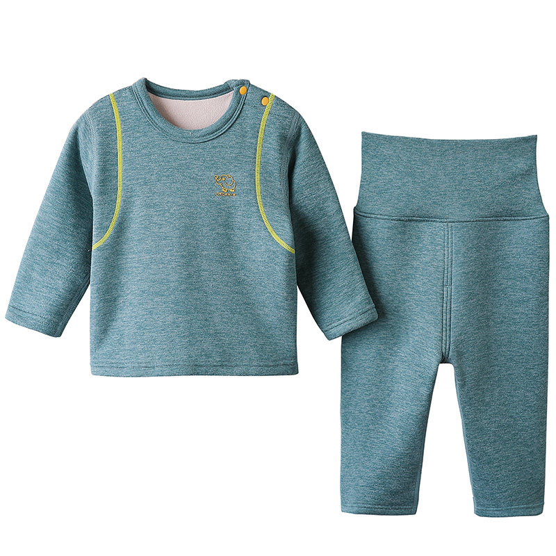 新生婴儿秋冬羊羔绒保暖加厚秋衣秋裤两件套内衣套装男女宝宝睡衣,淘宝优惠券,粉丝福利购,淘宝优惠卷