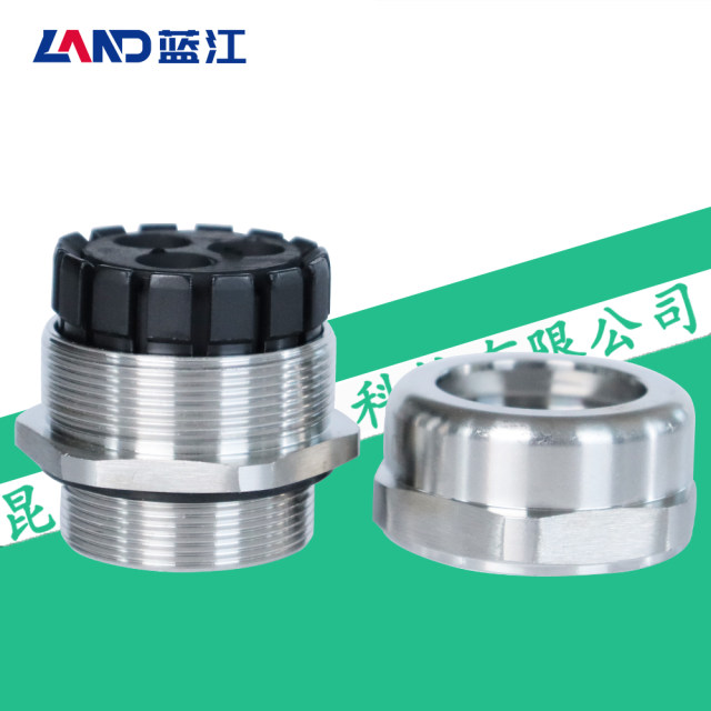Lanjiang three-hole stainless steel cable waterproof gran head