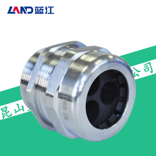 Lanjiang three-hole stainless steel cable waterproof gran head