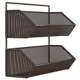 Door wall storage rack bedside storage rack wall hanging wall storage basket without punching hanging basket dormitory double-layer rack