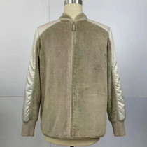 New brown suede suede pants chill area winter patrol down cotton anti-chill and warm and velvety thickened suit