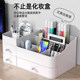 Cosmetics storage box for organizing facial masks and lipsticks