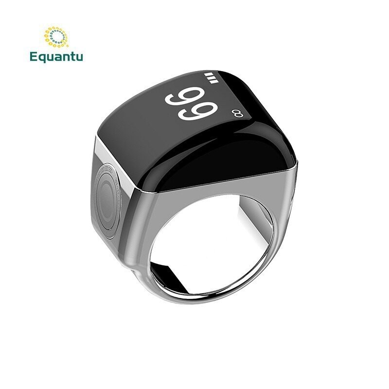 Cross-border new Equantu QB702 smart ring outdoor waterproof touch counting multi-functional Bluetooth ring