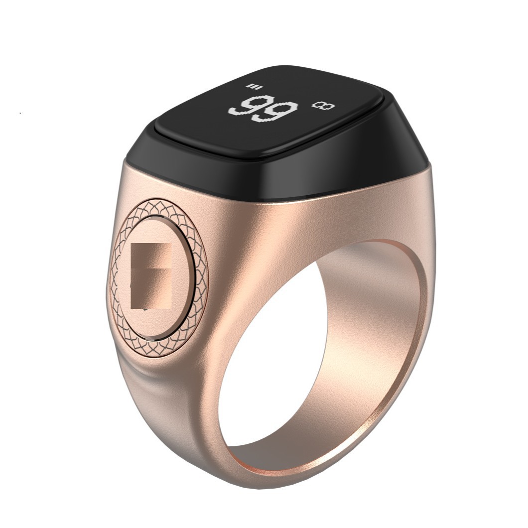 New digital display reading smart ring Bluetooth electronic finger time reminder counter hand press counter