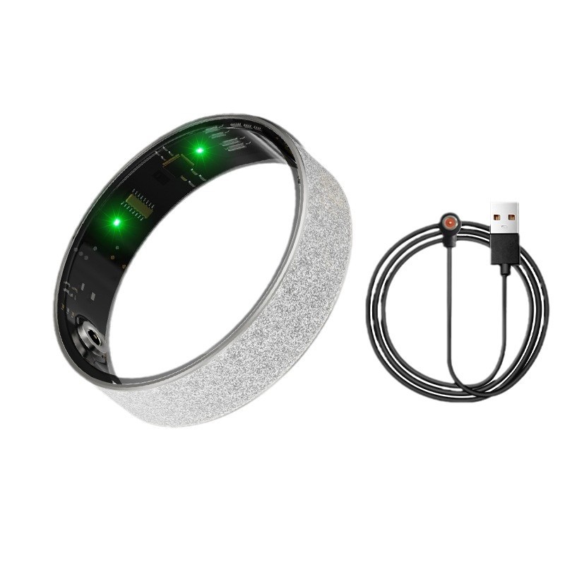 V3 rushes for ultra-thin high-end cross-border frosted smart ring heart rate blood oxygen outdoor sports step counting sleep health