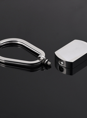 钛钢饰品男不掉色空白吊牌形状纪念亲人爱人宠物骨灰盒吊坠钥匙扣