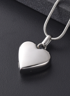 钛钢骨灰盒吊坠不掉色防过敏防水