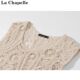 La Chapelle/La Chapelle ລະດູຮ້ອນແບບຊົນເຜົ່າແບບໃໝ່ crochet crochet hollow knitted camisole