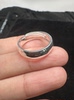 Sterling silver 9999 glossy open ring, 6MM model, versatile weight 6.3 grams, thousand pure silver, fidelity