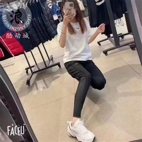 Nike/耐克 女子加绒速干训练跑步运动修身针织长裤DD6473-010 - 图0