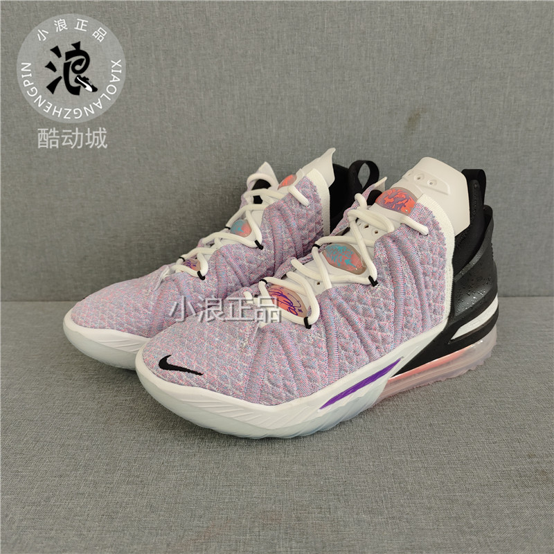 Nike/耐克LeBron 18 EP 明尼阿波利斯湖人队篮球鞋CQ9284 DM2814 - 图1