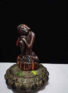 降真香软油（思维佛）纯手工雕刻摆件  木质摆件 小摆件