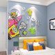 Children's room layout girl 3d three-dimensional wall stickers