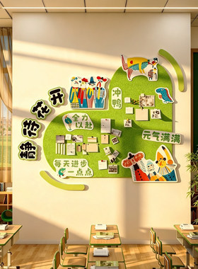 毛毡黑板报装饰材料文化墙贴