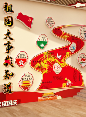 幼儿园红色教育文化爱国墙面装饰长征精神军旅事风环创主题成品画