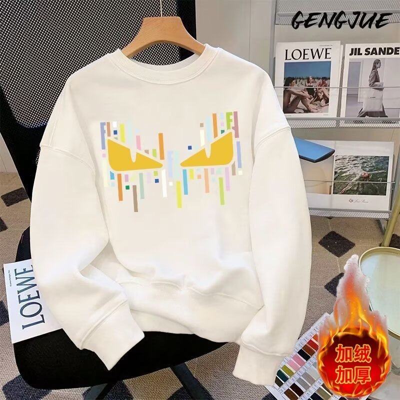 【奥莱】奥特莱斯秋季新款小怪兽眼睛长袖卫衣男装潮流圆领上衣,淘宝优惠券,粉丝福利购,淘宝优惠卷