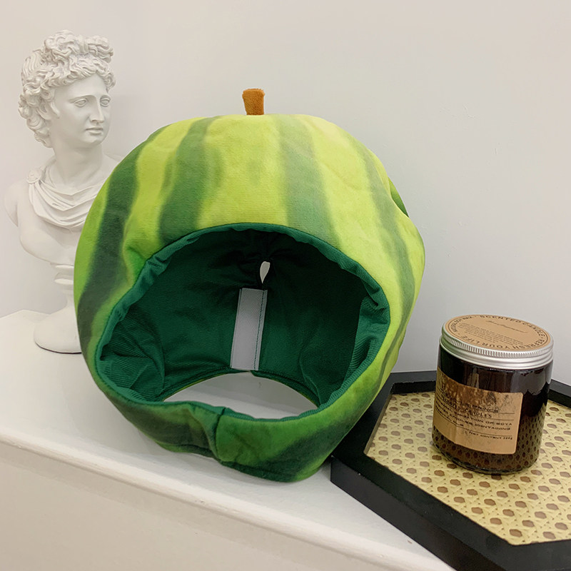 日韩ins风少女心可爱搞怪创意水果西瓜头套派对活动表演道具帽子