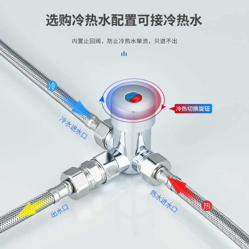 侧面二次感应水龙头医院用全自动智能红外线开关非接触式洗手器