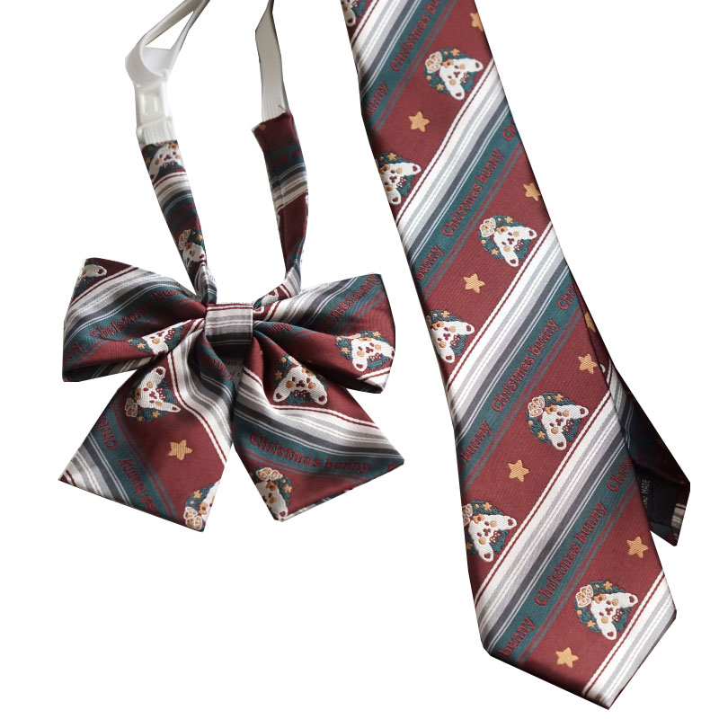 本守造原创画手合作款圣诞狗狗领带领结JK制服小物日系日本学生 - 图3