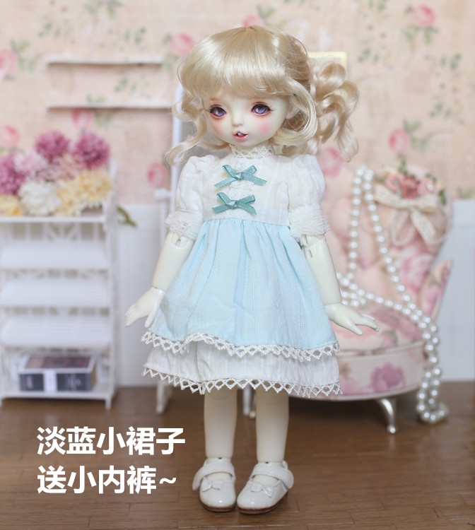 【包邮】BJD.YOSD6分娃衣服连衣裙洋装田园软妹裙可爱萌画境.gem-图0