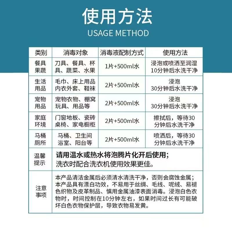 84消毒液泡腾片2000片衣物漂白泳池地板家用杀菌除味消毒喷雾含氯 - 图0