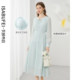Romantic bow solid color dress is gentle and eye-catching
