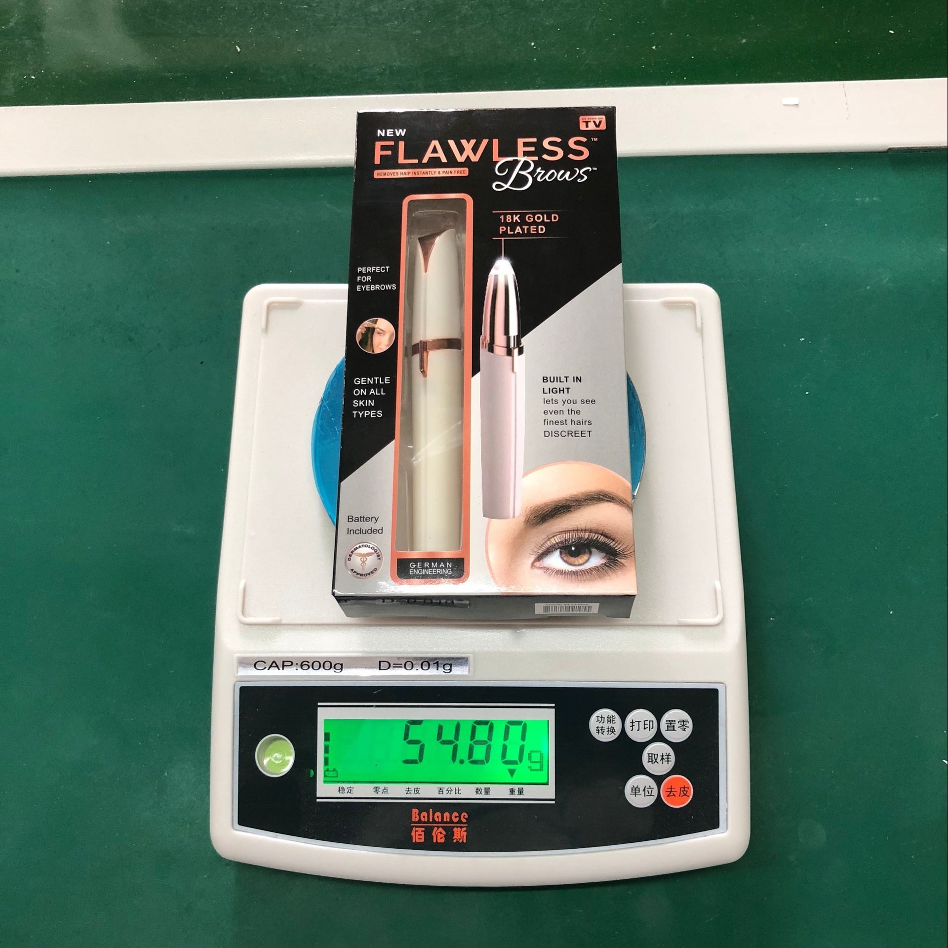 flawless brows 口红修眉器口红剃毛器 脱毛器 电动修眉仪tv爆款 - 图1