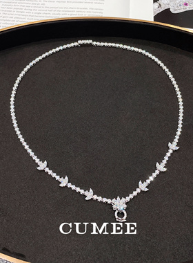 银镀金配饰项链多用扣