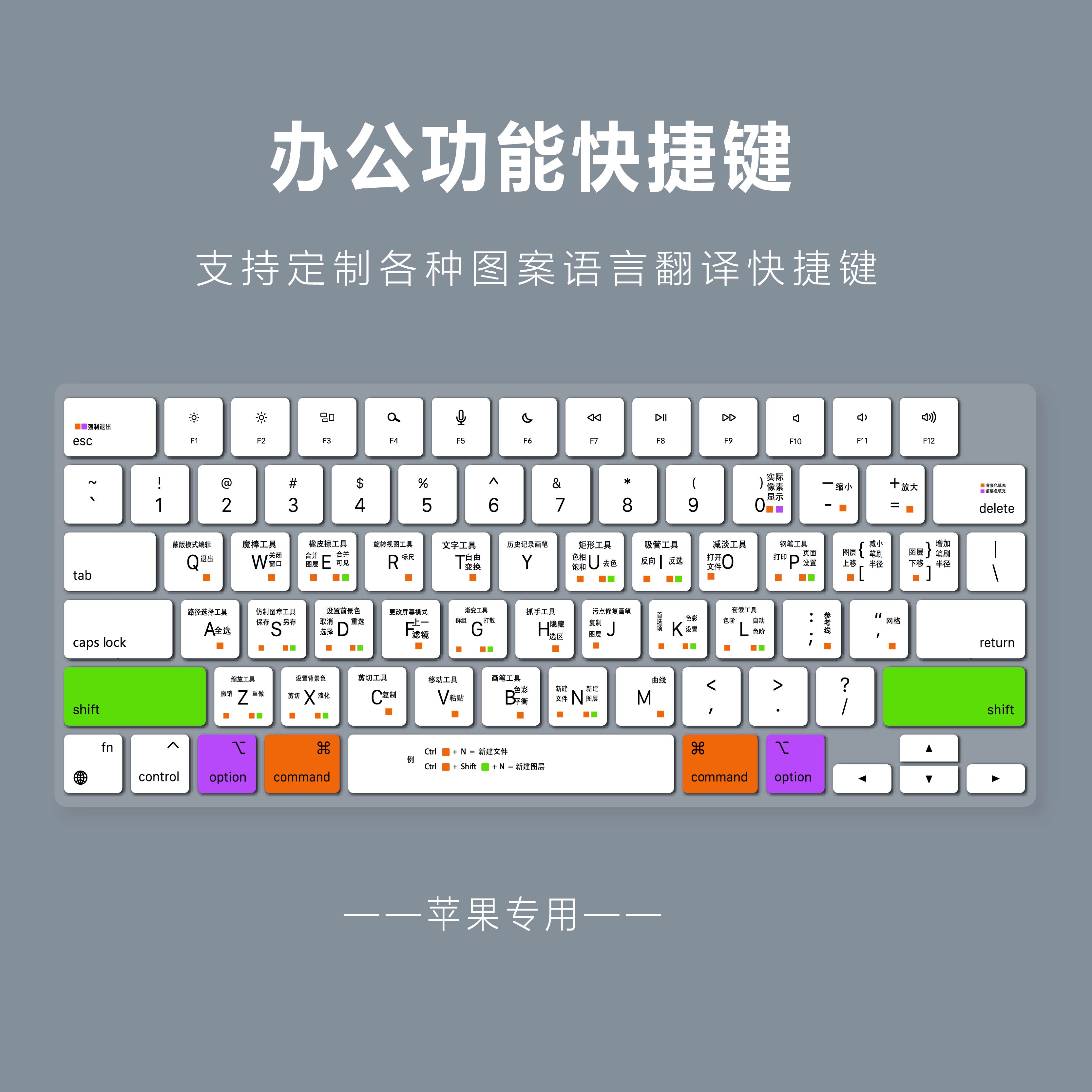 适用苹果MacBookair笔记本电脑键盘膜A2337/A2339/A2179快捷拼音