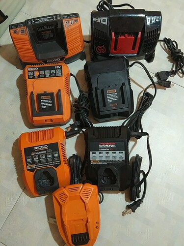 AEG/里奇RIDGID 18V/12V充电器220V电池18V/12V红摩托的工具店 - 图0