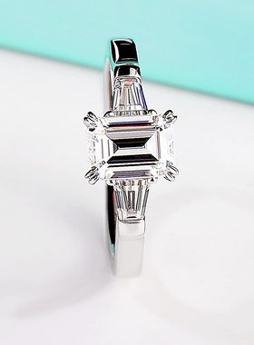 IGI培育钻石18K金1克拉戒指铂金