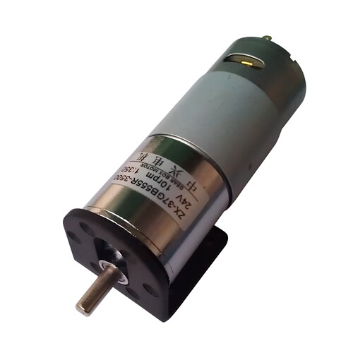 37GB555微型直流减速电机 低速正反转马达 12V24V慢速可调速电机 - 图3